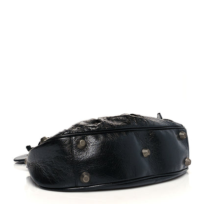 Balenciaga Agneau Arena Small Le Cagole Shoulder Bag Black 4 of 10