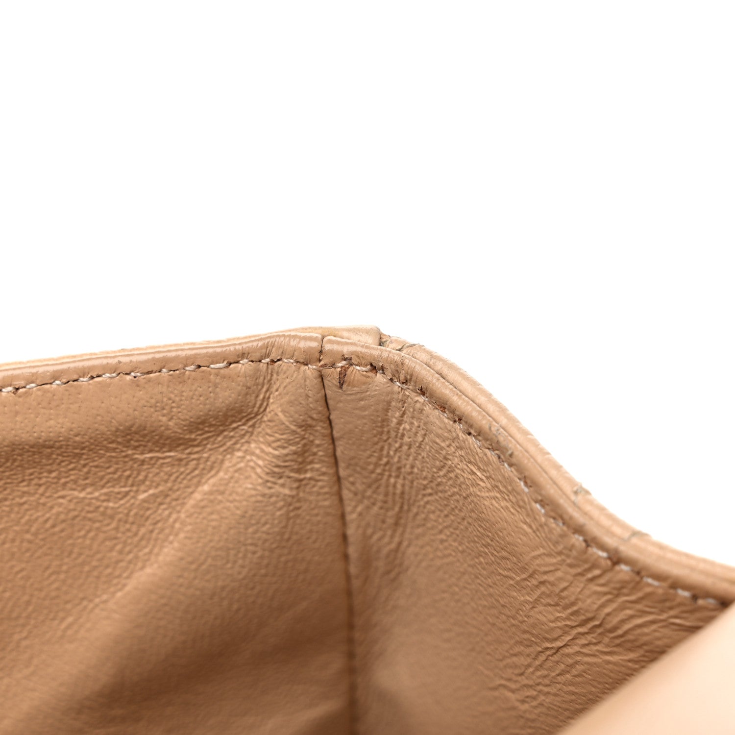 Chanel Caviar Quilted Medium Double Flap Beige 13 of 15