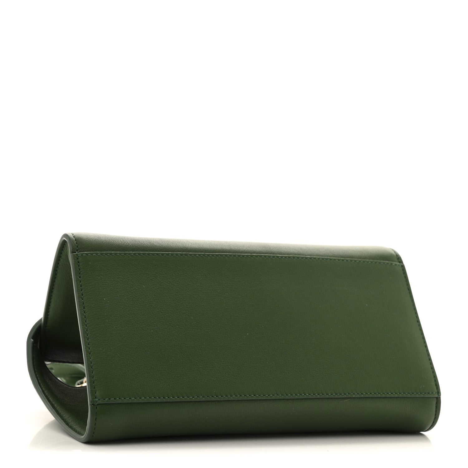 Salvatore Ferragamo Calfskin Mini Hug Bag Forrest Green 4 of 9