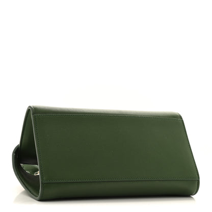 Salvatore Ferragamo Calfskin Mini Hug Bag Forrest Green 4 of 9