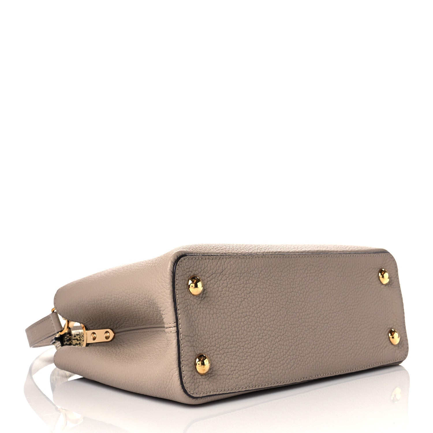 Louis Vuitton Taurillon Python Capucines PM Galet 5 of 10