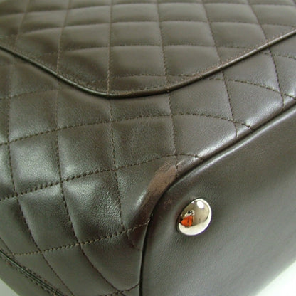 Chanel Calfskin Quilted Large Cambon Tote Brown 7 of 10