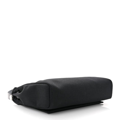 Hermes Military Toile Vache Hunter Herbag Messenger 39 Black 5 of 12