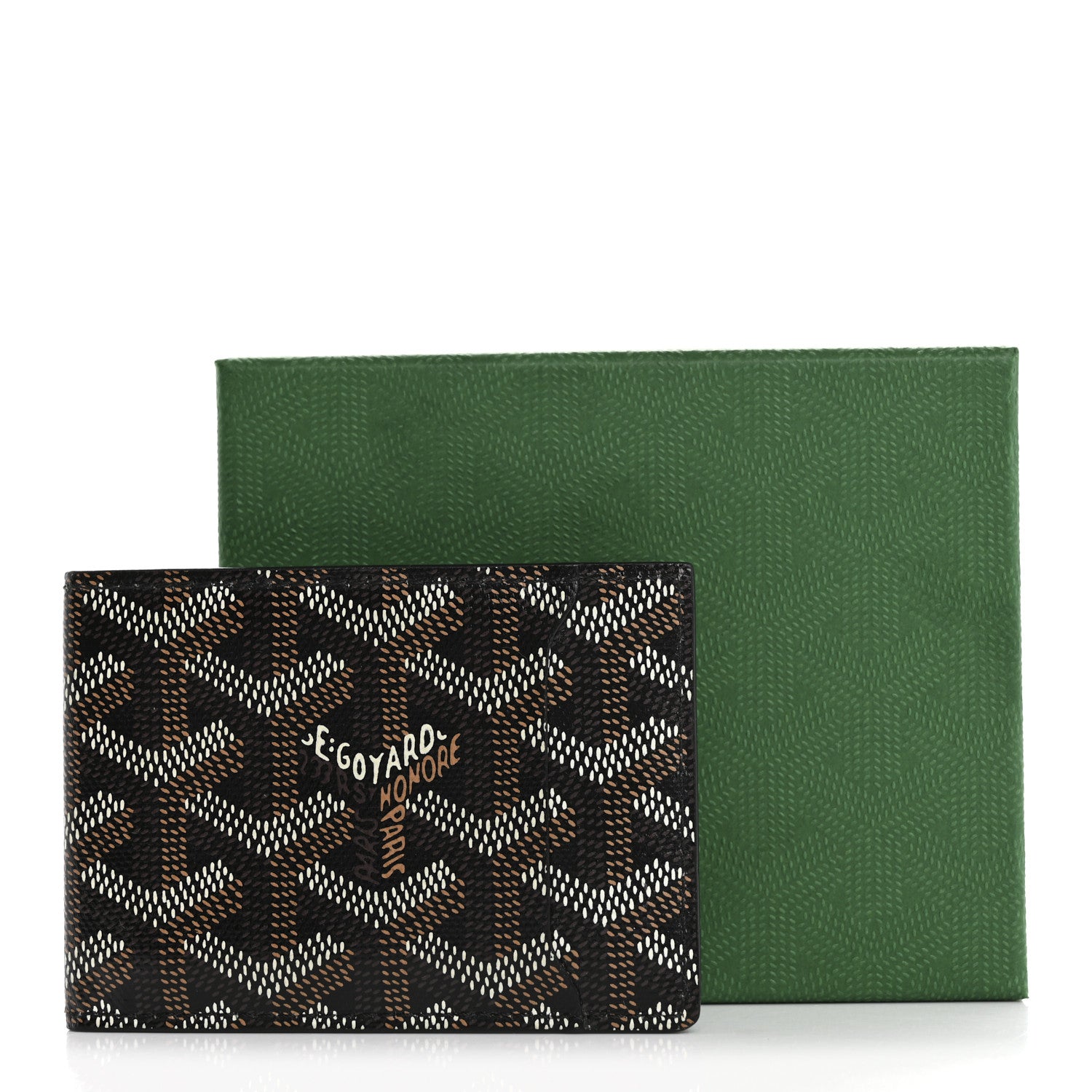 Goyard Goyardine Bi-Fold Victoire PM Wallet Black 8 of 8
