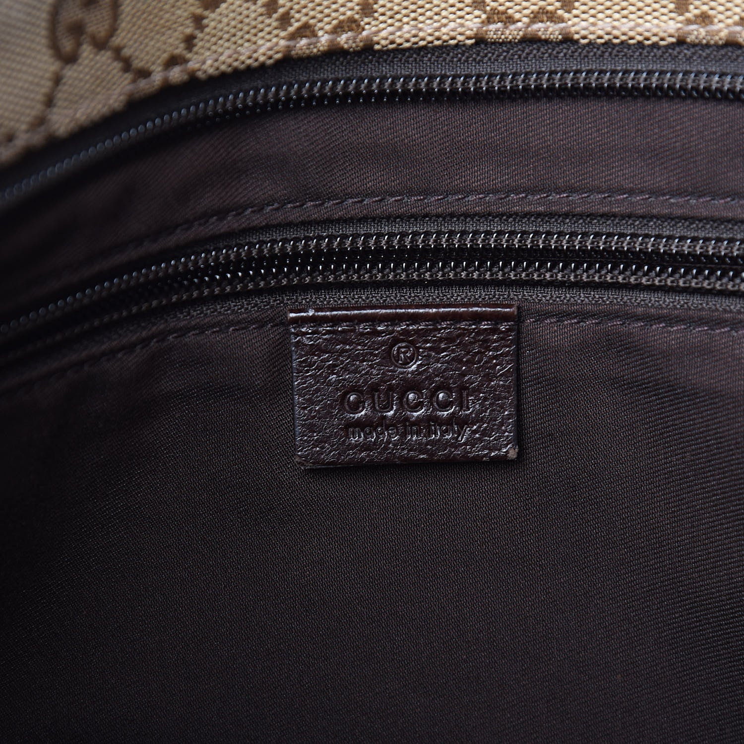 Gucci Monogram Web Medium Flat Messenger Bag Brown 6 of 10