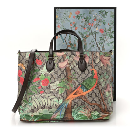 Gucci Soft GG Supreme Monogram Tian Medium Crossbody Tote Beige Multicolor New Acero 11 of 11