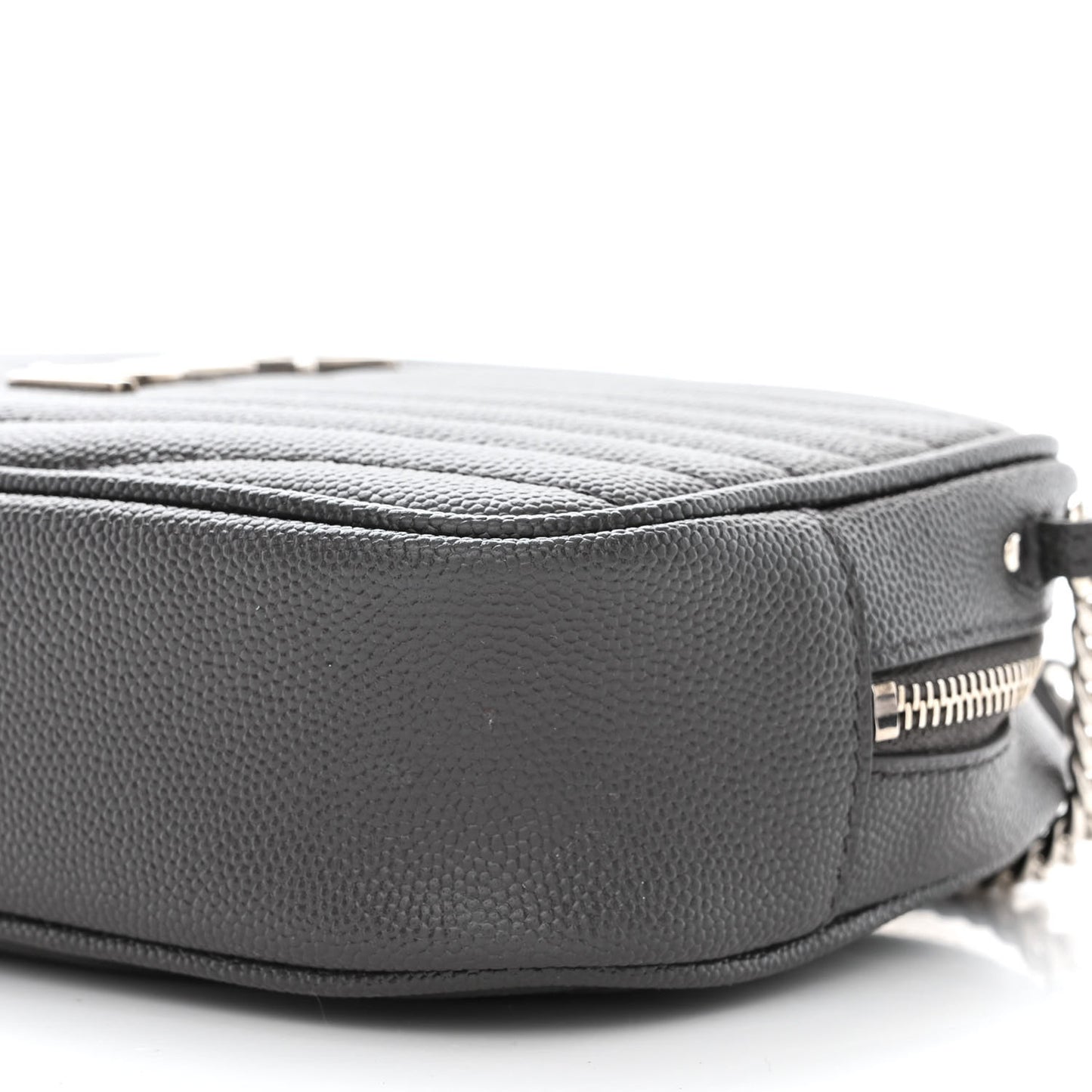 Grain De Poudre Matelasse Monogram Mini Lou Camera Bag Asphalt