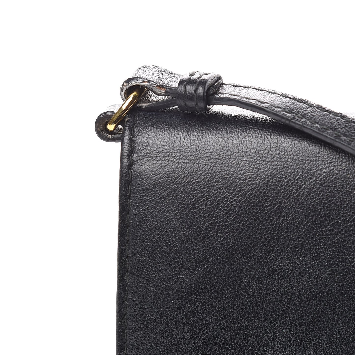 Soft Calf Crossbody Wallet Black Fuoco