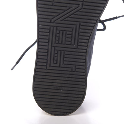 Fendi Nylon Womens FFreedom Sneakers 36.5 Blue Scuro Black White 6 of 9