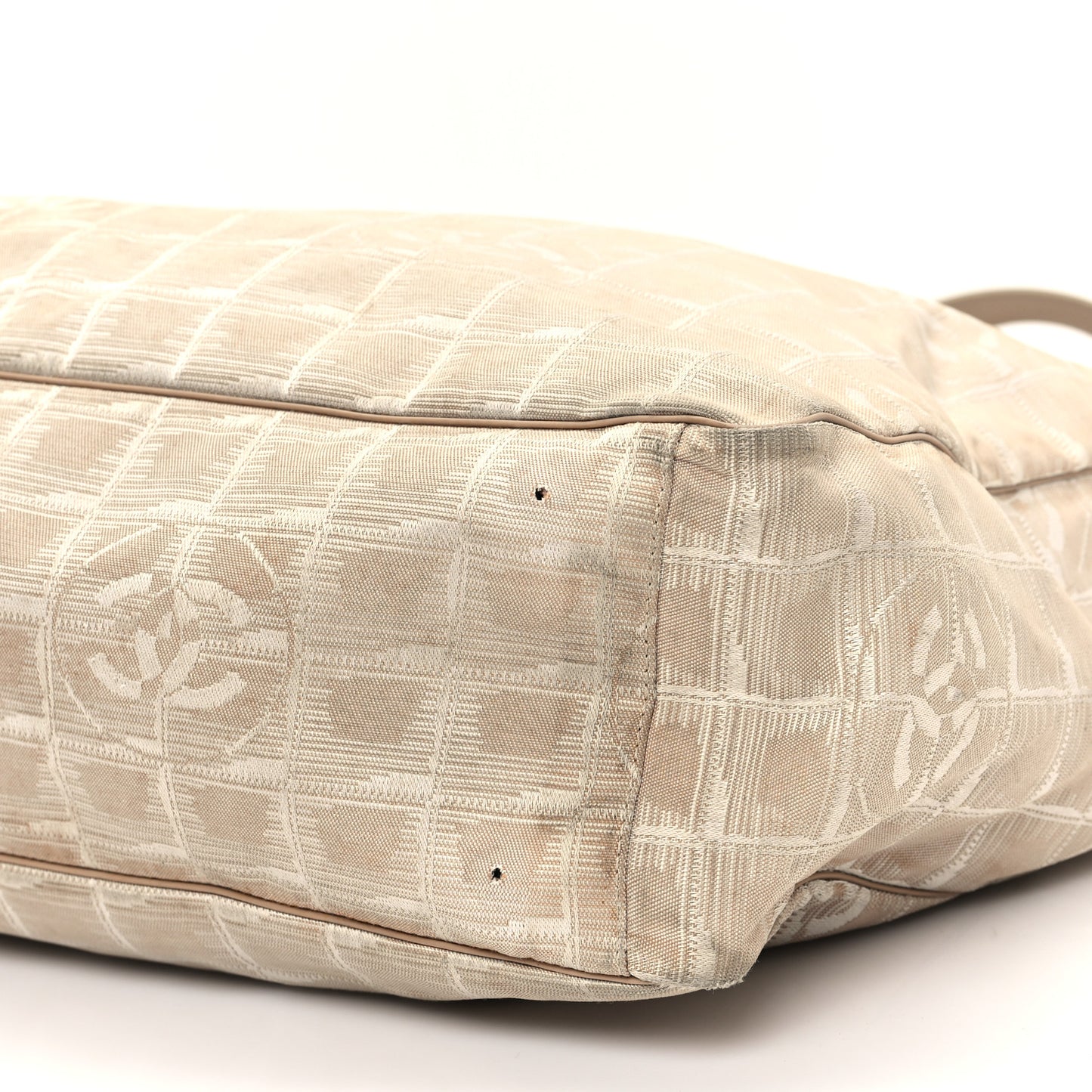 Nylon Travel Large Tote Beige