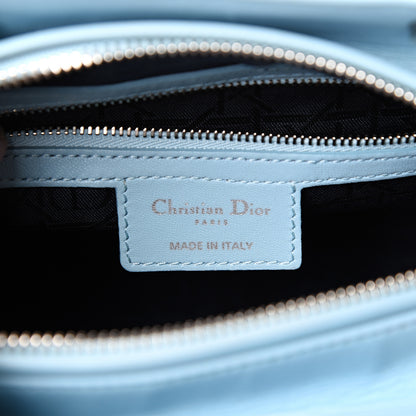 Christian Dior Lambskin Cannage Medium Lady Dior Light Blue 5 of 14