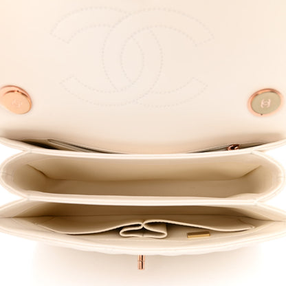 Chanel Lambskin Quilted Small Trendy CC Dual Handle Flap Bag White 5 of 12