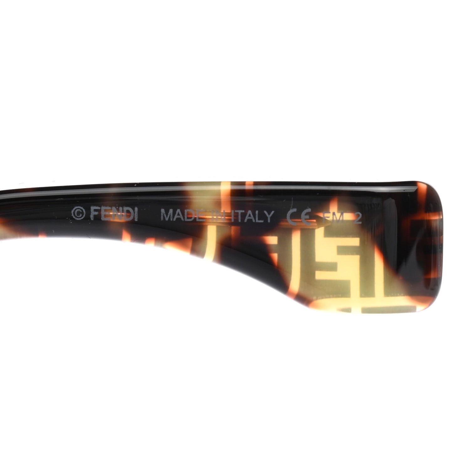Acetate Fendi Roma Cat Eye Sunglasses FF 0435/S Havana