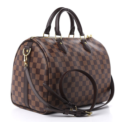 Louis Vuitton Damier Ebene Speedy Bandouliere 30 3 of 9