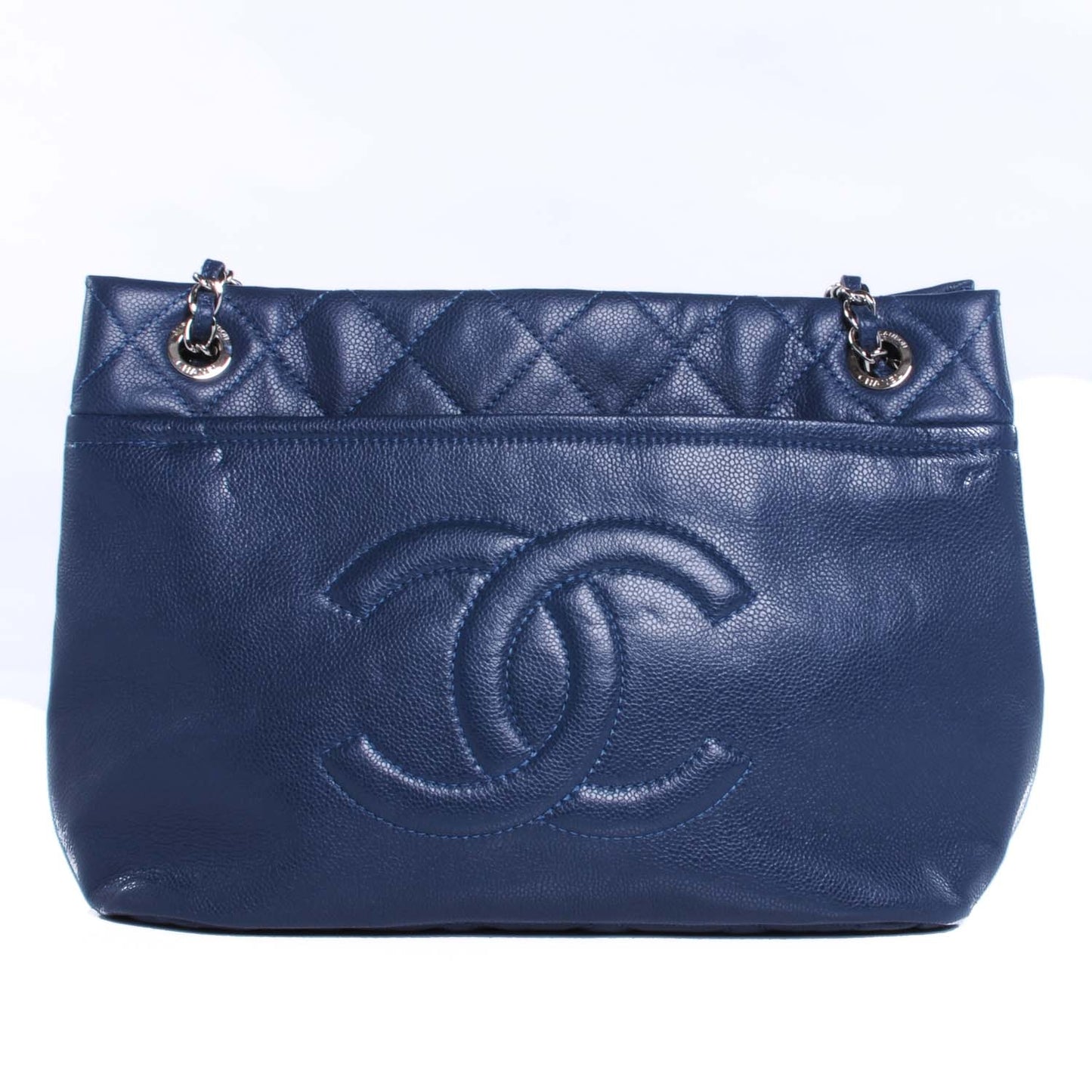 Caviar CC Timeless Soft Tote Blue