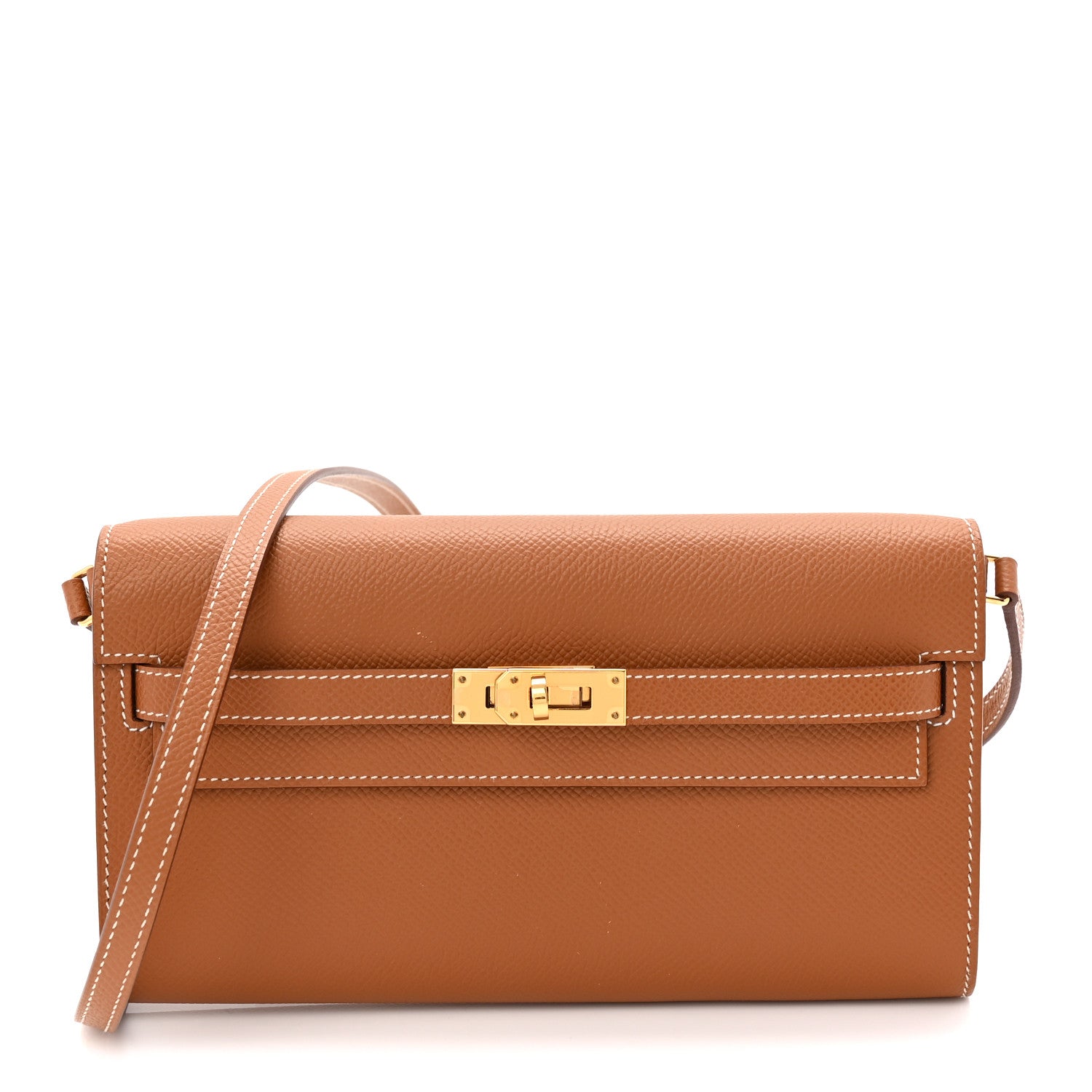 Hermes Epsom Kelly Wallet To Go Gold 1 of 7
