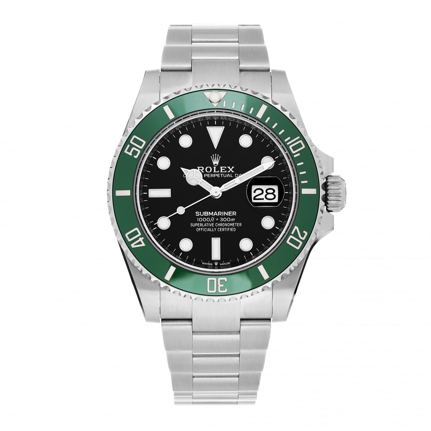 Stainless Steel 41mm Oyster Perpetual Submariner Date Starbucks Watch Black 126610LV