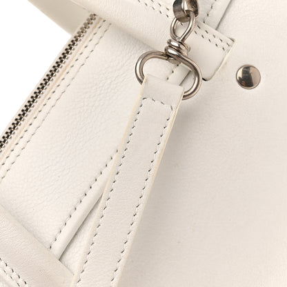 Balenciaga Calfskin S Triangle Duffle White 12 of 14