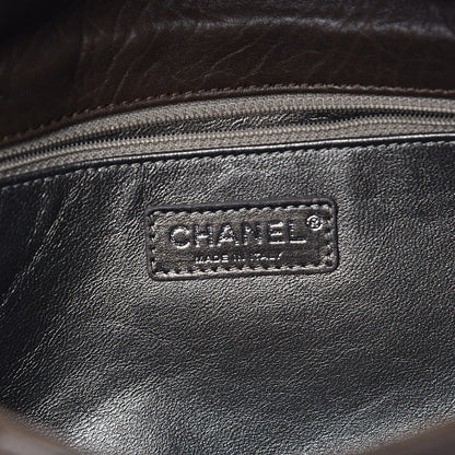 Chanel Distressed Lambskin Lady Braid Flap Brown 6 of 11