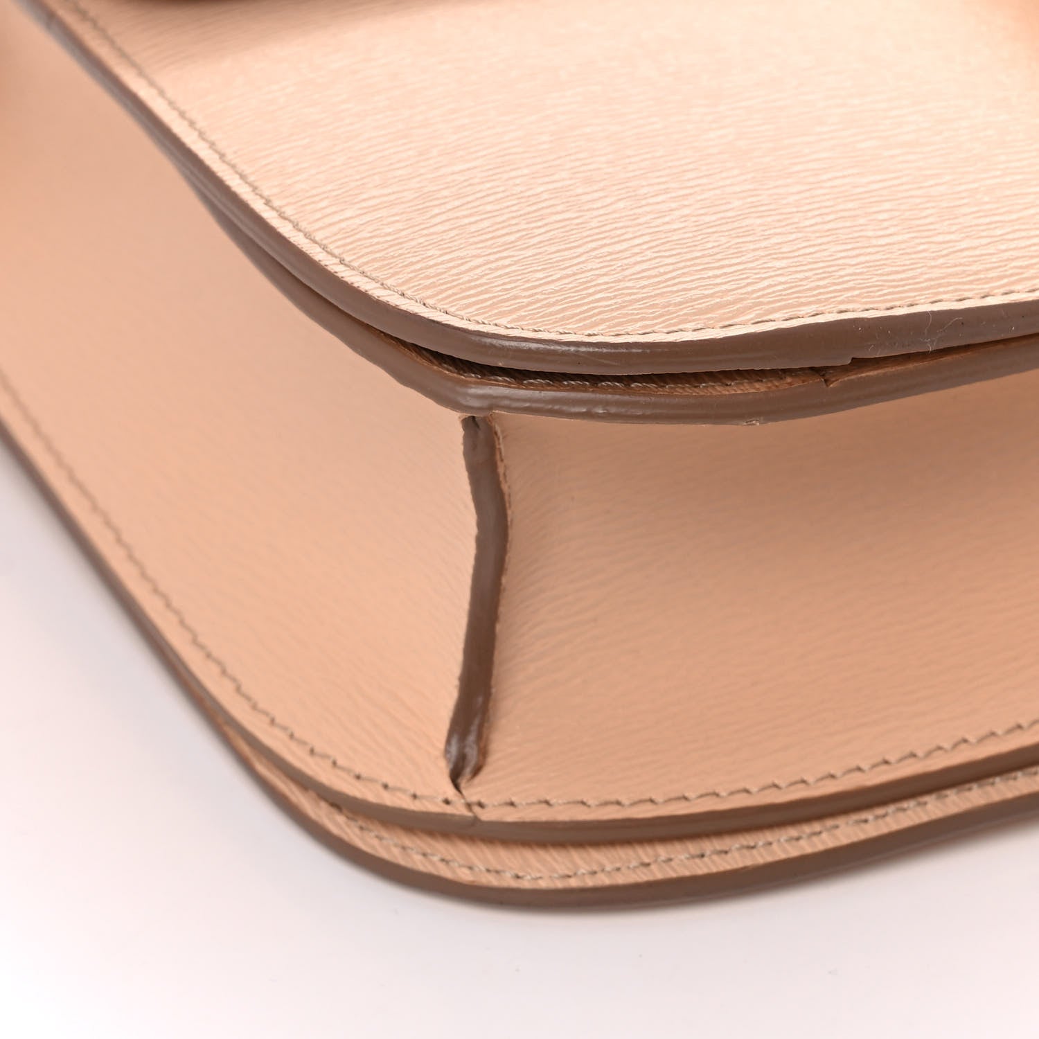 Celine Liege Calfskin Medium Classic Box Flap Bag Nude 7 of 10