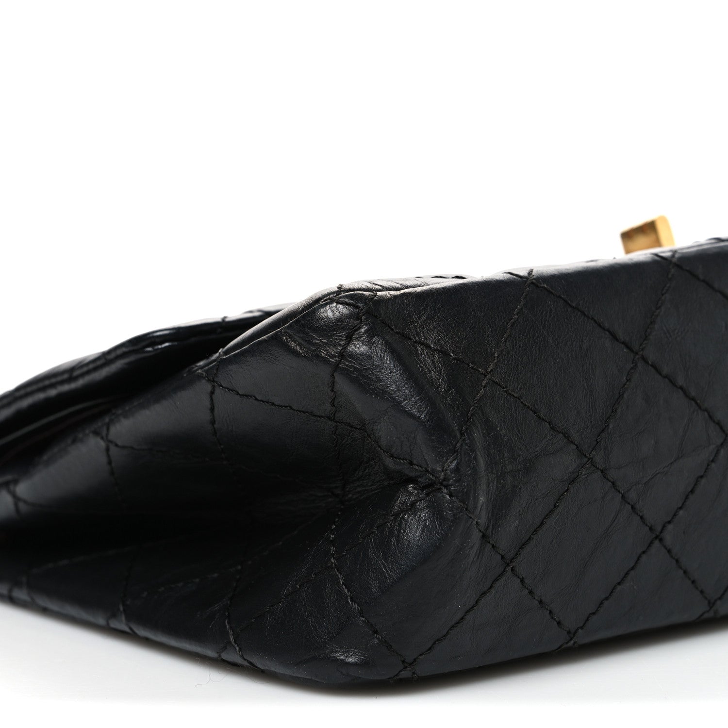 Chanel Aged Calfskin Quilted 2.55 Reissue 226 Flap Black 9 of 10