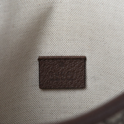 Gucci GG Supreme Monogram Web Medium Neo Vintage Flap Messenger Bag Beige New Acero 8 of 11