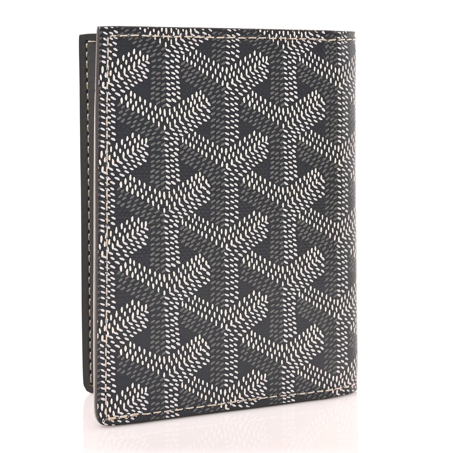 Goyardine Saint Marc Folding Card Case Grey