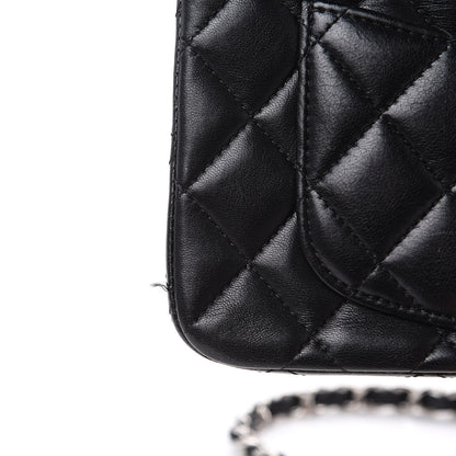 Chanel Lambskin Quilted Mini Rectangular Flap Black 11 of 16