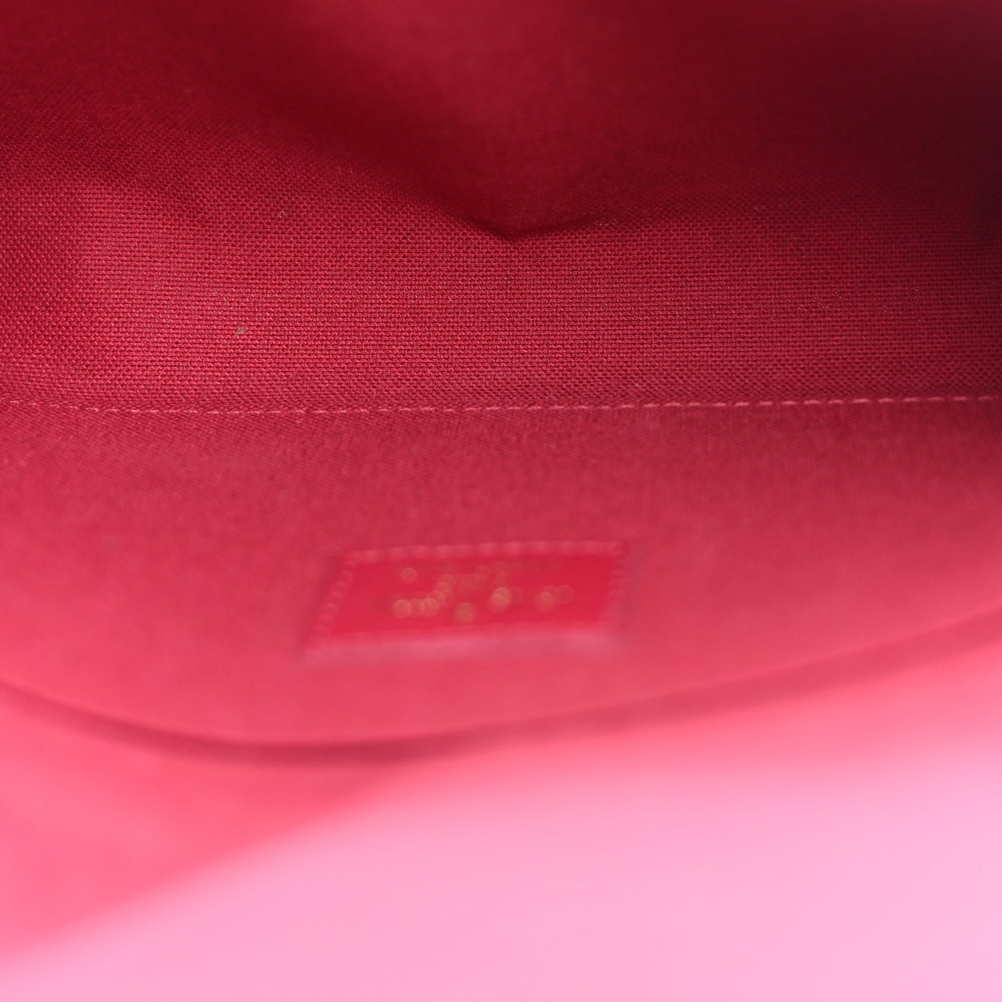 Monogram Pochette Felicie Chain Wallet Fuchsia