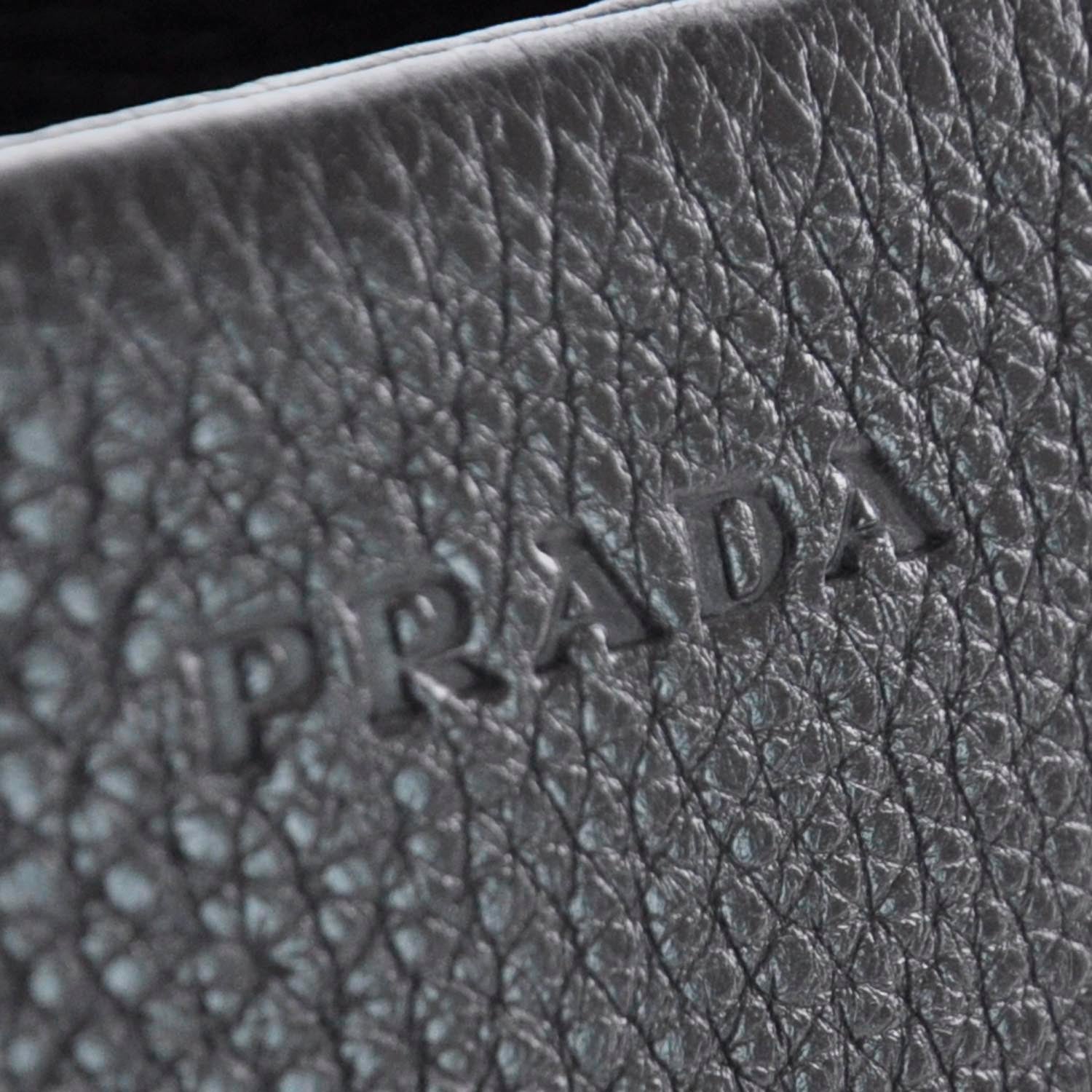 Prada Leather Large Tote Nero Black 5 of 8