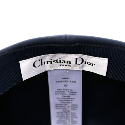 Christian Dior Polyester Cotton Oblique School Cap 57 Blue 8 of 9