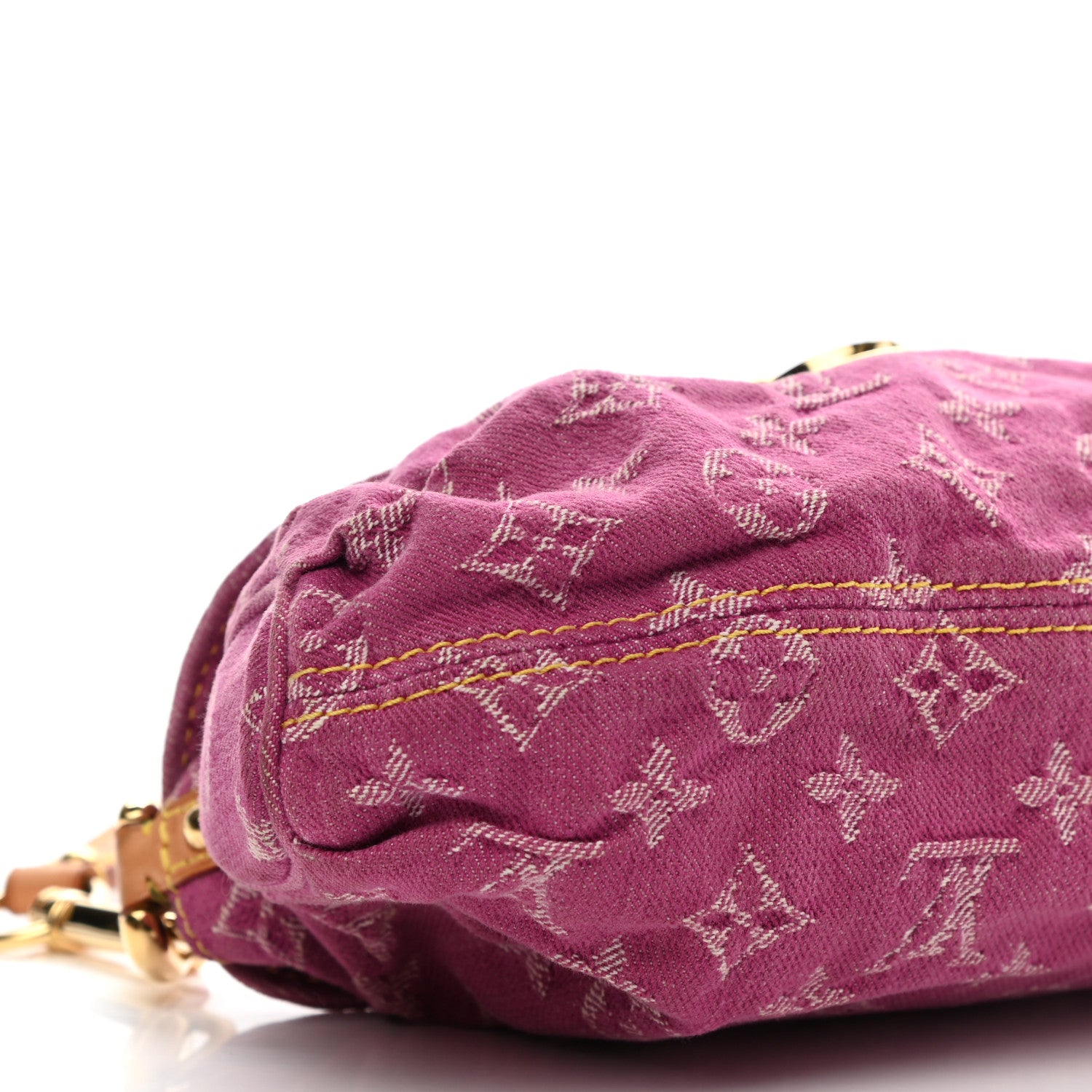 Louis Vuitton Monogram Denim Mini Pleaty Fuchsia 8 of 11