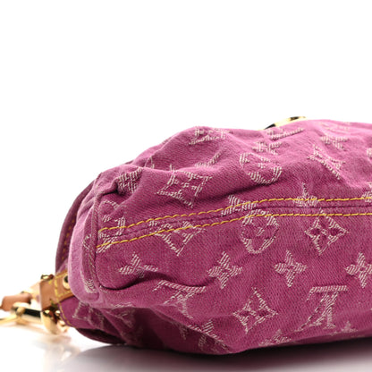 Louis Vuitton Monogram Denim Mini Pleaty Fuchsia 8 of 11