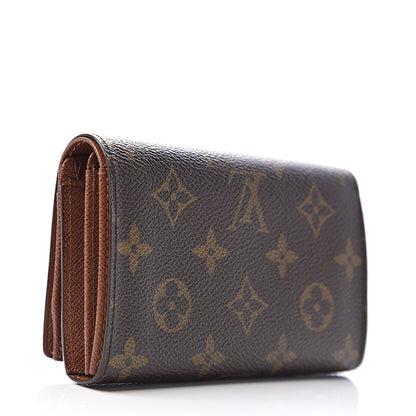 Louis Vuitton Monogram Porte-Monnaie Tresor Wallet 2 of 5