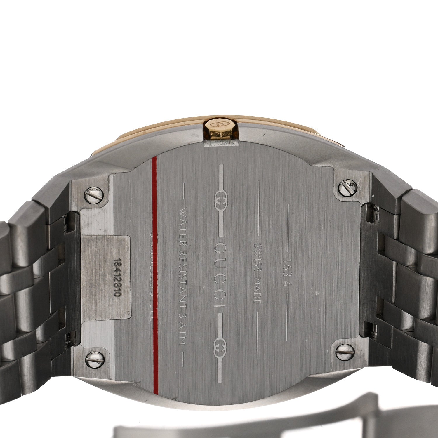 Gucci Stainless Steel 34mm 25H Quartz Watch Gold 4 of 4