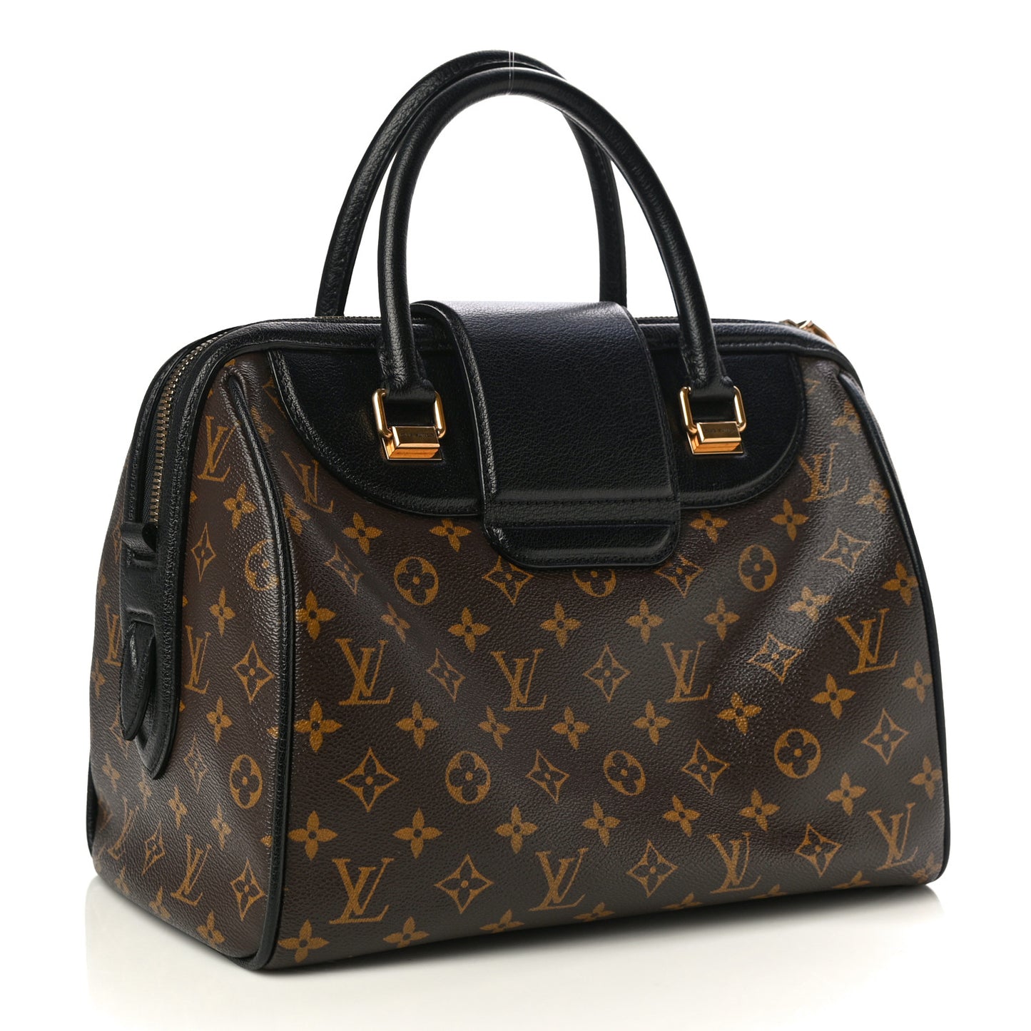 Monogram Golden Arrow Speedy Black