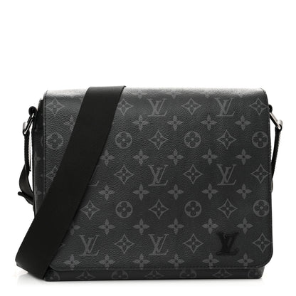 Louis Vuitton Monogram Eclipse District PM Black 1 of 13