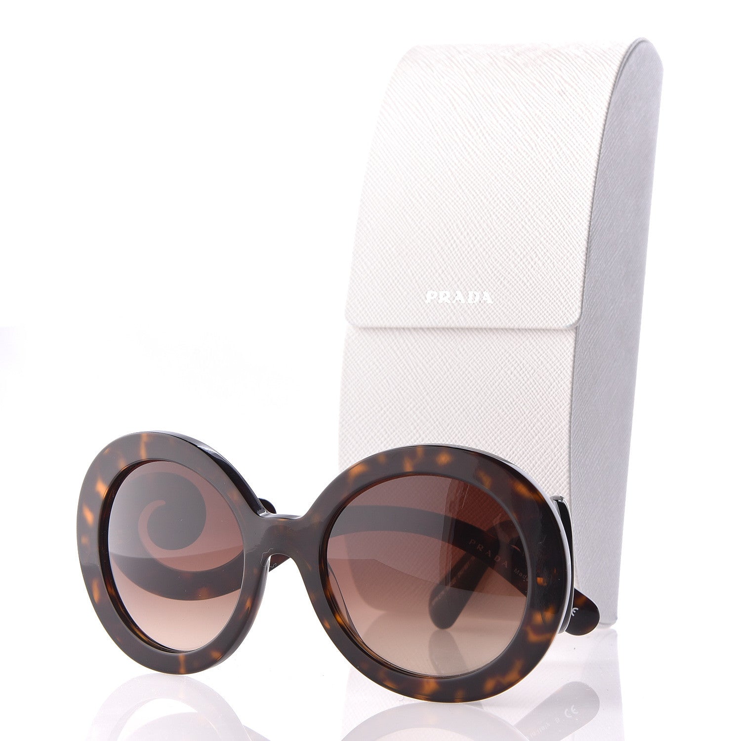 Prada Baroque Sunglasses SPR 27N Tortoise 7 of 7