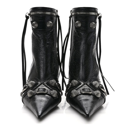 Balenciaga Agneau Arena Cagole 70mm Ankle Boots 39 Black 2 of 9