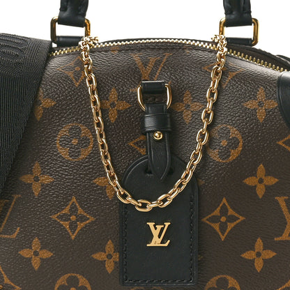 Louis Vuitton Monogram Petite Malle Souple Black 7 of 9