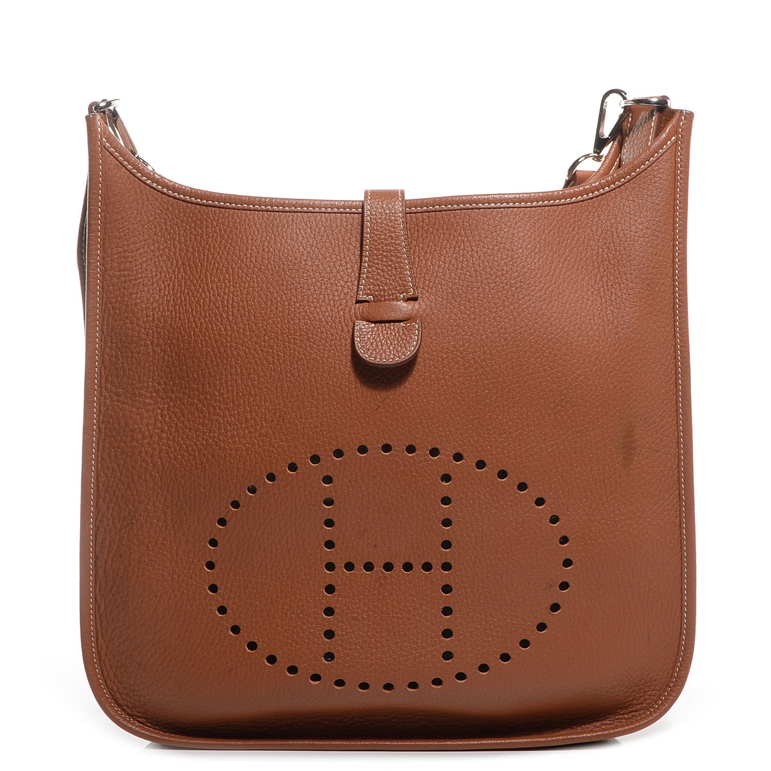 Hermes Taurillon Clemence Evelyne III GM Gold 1 of 12