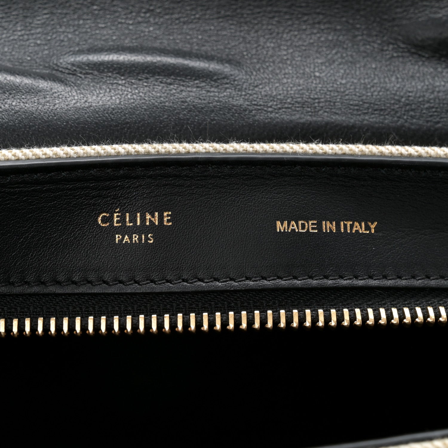 Celine Smooth Calfskin Linen Small Tri-Color Trapeze Orange 6 of 11