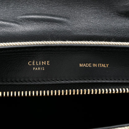 Celine Smooth Calfskin Linen Small Tri-Color Trapeze Orange 6 of 11