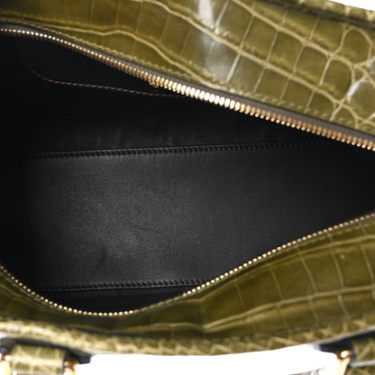 Loewe Crocodile Amazona 28 Khaki Green 5 of 9