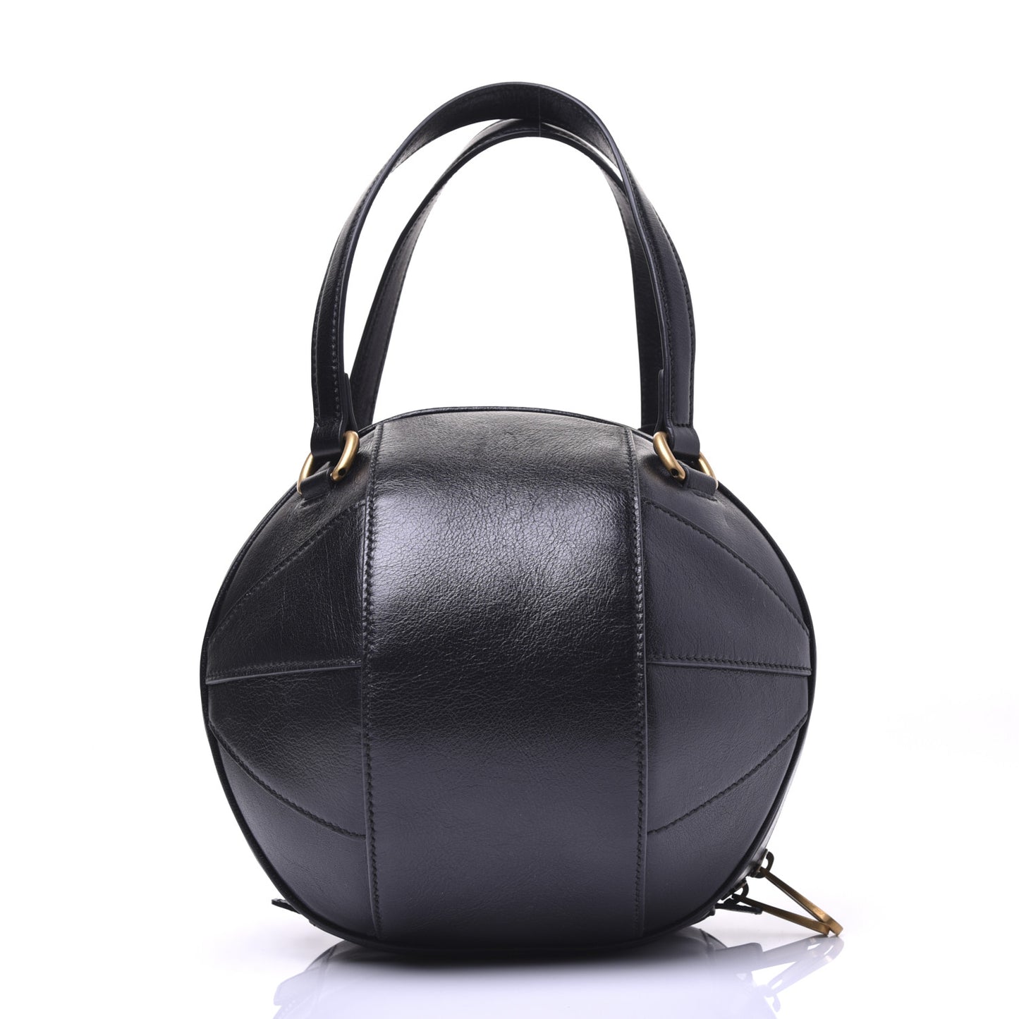 Piuma Lux Energy Tifosa Basketball Shaped Shoulder Bag Black