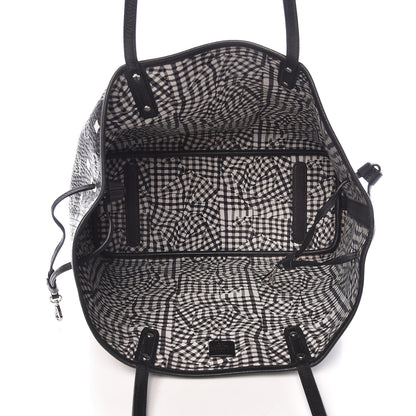 MCM Visetos Medium Reversible Shopper Tote Black 10 of 22