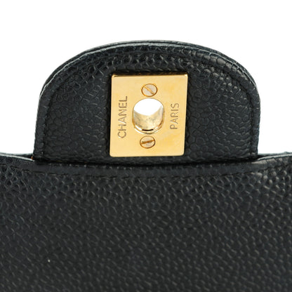 Chanel Caviar Quilted Medium Double Flap Black 6 of 8
