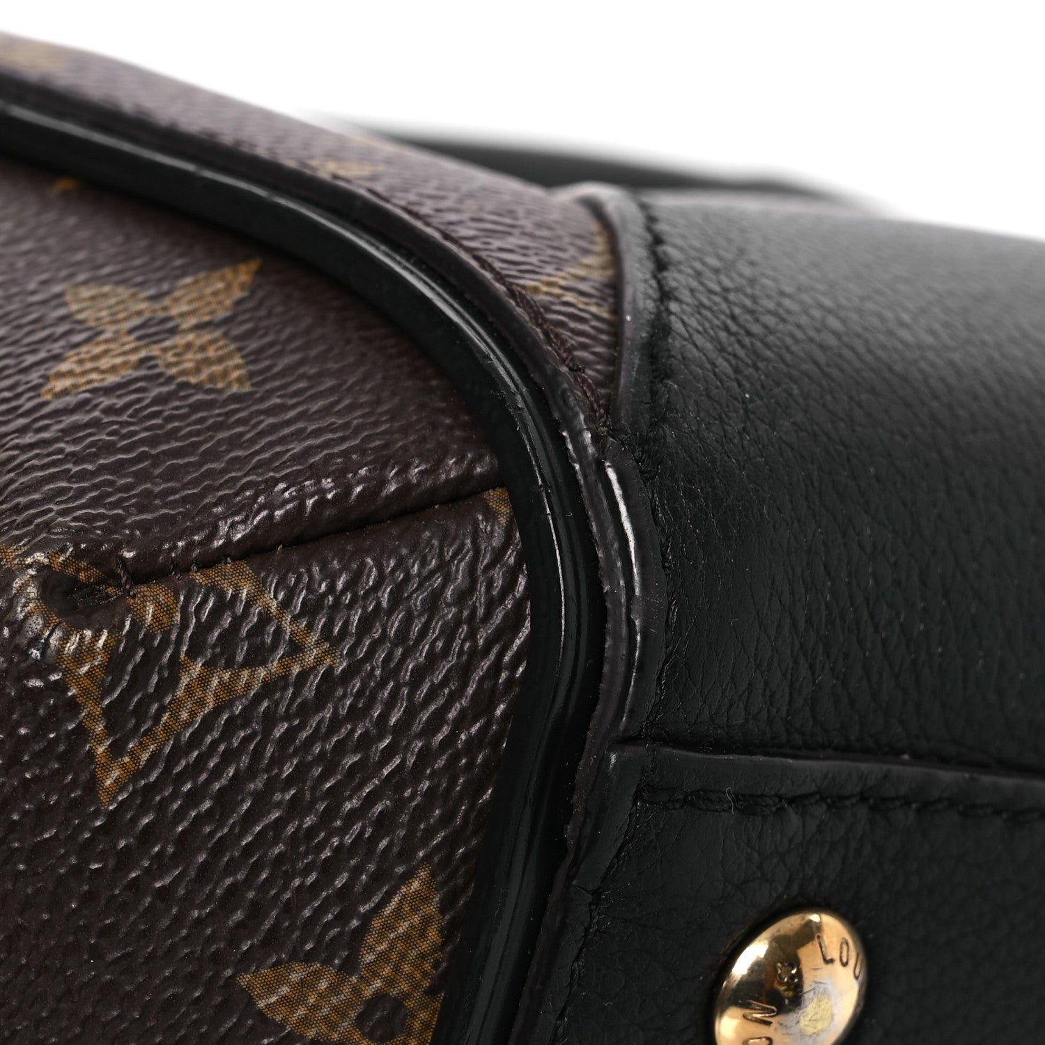 Louis Vuitton Calfskin Monogram Kimono Tote PM Black 16 of 18