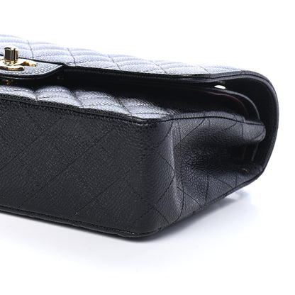 Chanel Caviar Quilted Medium Double Flap Black 9 of 10