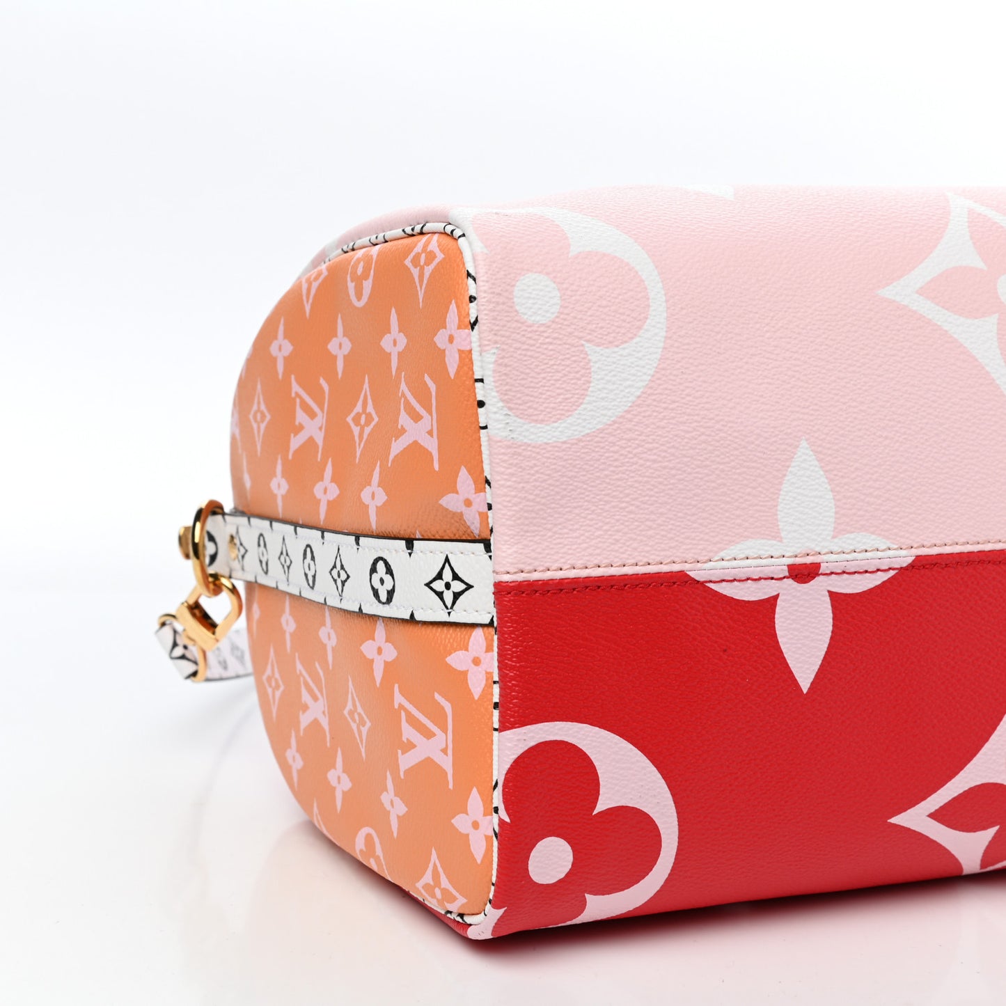 Monogram Giant Speedy Bandouliere 30 Rouge